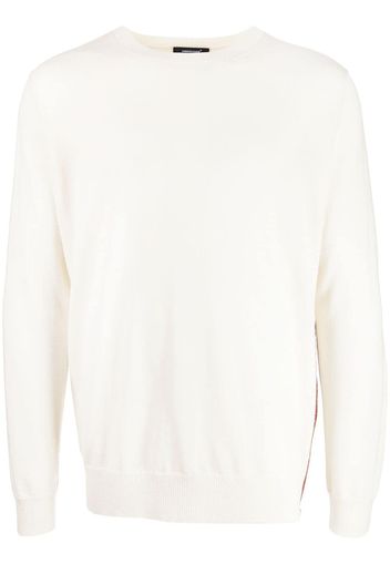 UNDERCOVER zip-detail cashmere jumper - Bianco