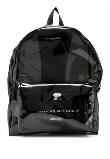 UNDERCOVER slogan-print backpack - Nero