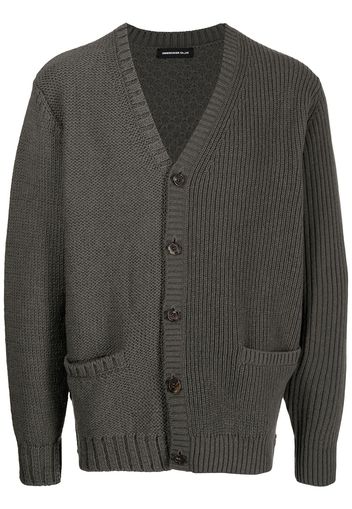 UNDERCOVER Cardigan con scollo a V - Grigio