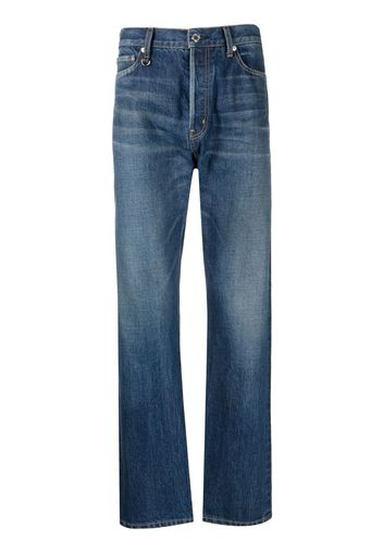 Undercover mid-rise straight-leg jeans - Blu