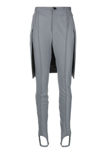 Undercover panel stirrup trousers - Grigio