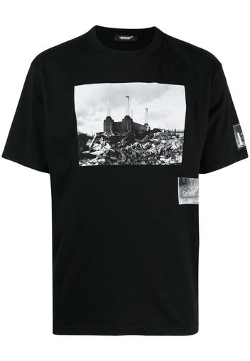 Undercover T-shirt con stampa fotografica - Nero