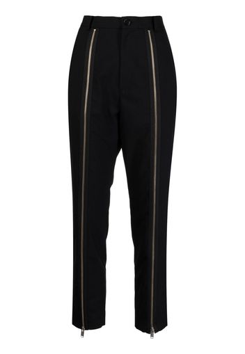 Undercover tailored trousers with statement zipper - Nero