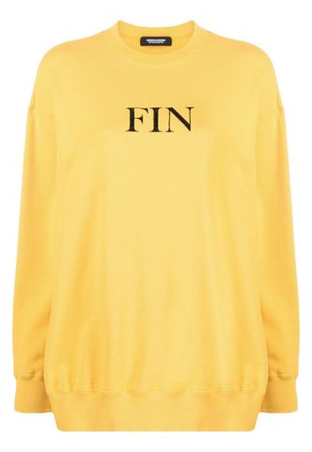 Undercover graphic-print cotton sweatshirt - Giallo