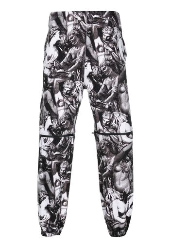 Undercover graphic-print track pants - Bianco