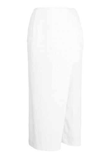 Undercover textured-finish cropped trousers - Bianco