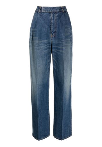 Undercover Jeans dritti a vita alta - Blu