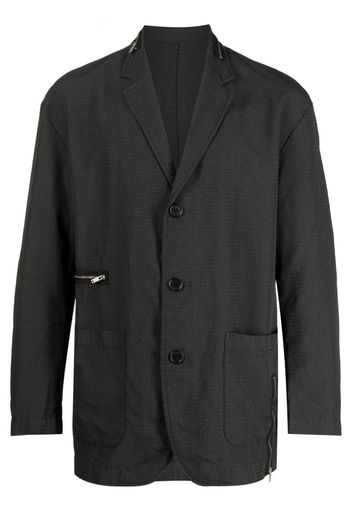 Undercover textured single-breasted blazer - Nero