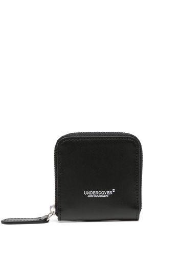 Undercover logo-print zip-up wallet - Nero