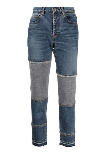 Undercover Jeans con applicazione logo - Blu