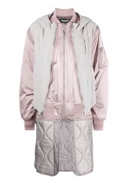 UNDERCOVER multi-layer bomber coat - Viola