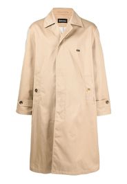 UNDERCOVER single-breasted panelled coat - Marrone