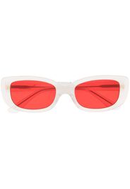 Undercover rectangle-frame sunglasses - Bianco