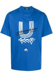 Undercover logo-print short-sleeve T-shirt - Blu