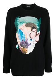 Undercover graphic print cotton sweatshirt - Nero