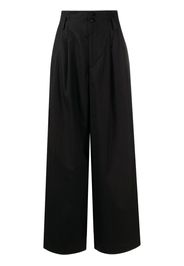 Undercover high-waist wide-leg trousers - Nero