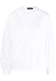 Undercover Blusa con frange - Bianco