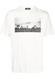 Undercover T-shirt con stampa fotografica - Bianco