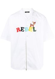 Undercover Camicia Rebel a maniche corte - Bianco