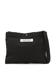 Undercover Borsa a spalla con applicazione logo - Nero