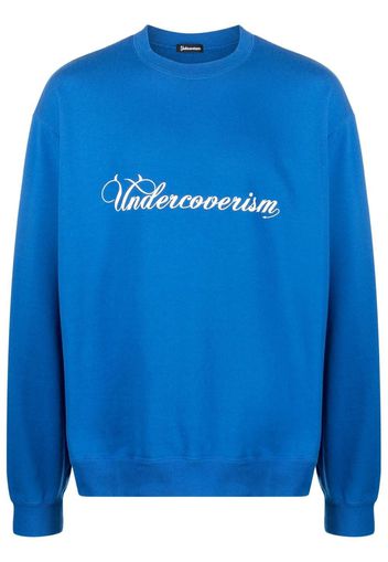 Undercoverism Maglione con stampa - Blu