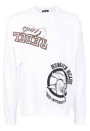 Undercoverism logo-print crew neck sweatshirt - Bianco