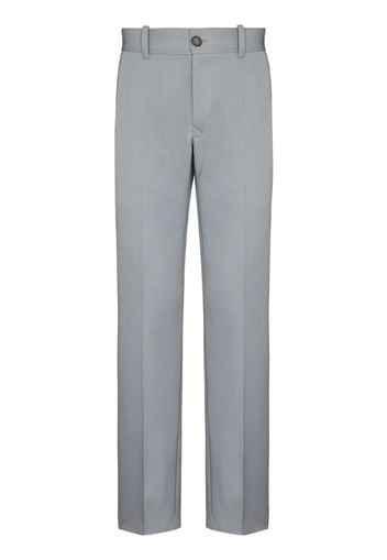 straight virgin wool suit trousers