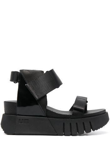 UNITED NUDE Delta Run platform sandals - Nero