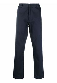 Universal Works high-rise straight-leg trousers - Blu