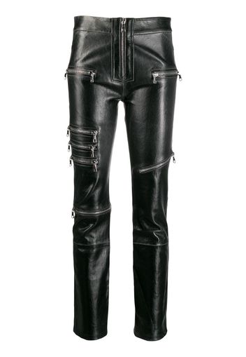 Pantaloni skinny con zip