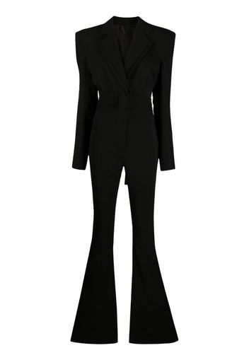 belted tailored jumpsuit