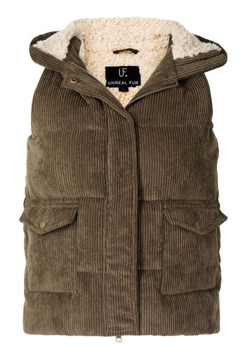 Unreal Fur Gilet imbottito Berkeley - Marrone