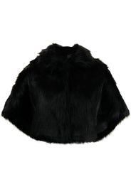 Unreal Fur Nord faux-fur cape - Nero