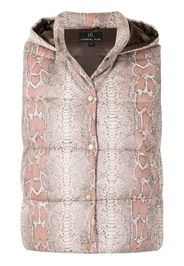 Unreal Fur Gilet con stampa - Marrone