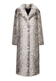 Unreal Fur Cappotto Kathmandu in pelliccia sintetica - Grigio