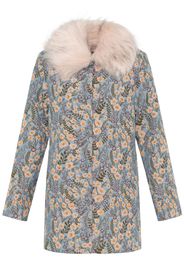 Unreal Fur Cappotto Feuilles Mortes - Blu