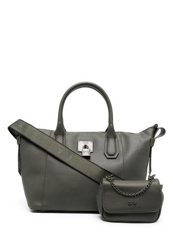 V°73 logo top-handle tote - Verde