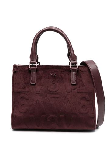 V°73 Venice embossed tote bag - Rosso