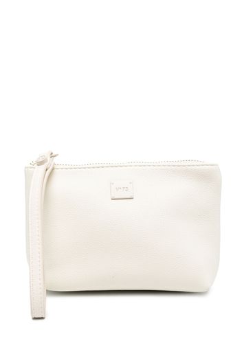 V°73 faux-leather make-up bag - Bianco