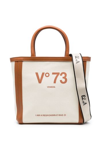 V°73 small Mercurio tote bag - Toni neutri