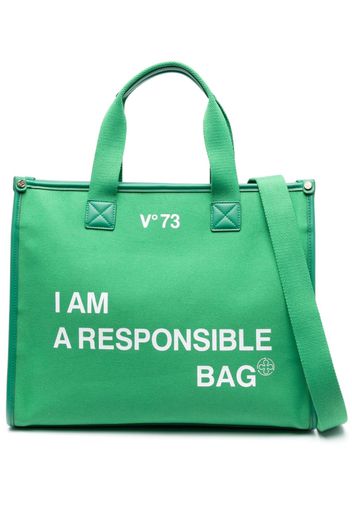 V°73 Borsa tote Responsibility - Verde