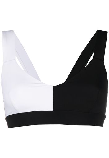 Vaara Reggiseno sportivo Elsa bicolore - Nero