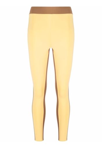 Vaara Kai contrast-panel leggings - Giallo