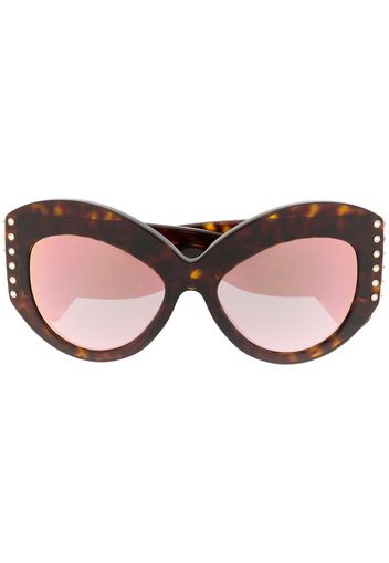 Valentino Eyewear Occhiali da sole cat-eye - Marrone