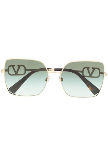 VA2041 square-frame sunglasses