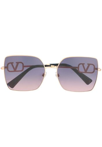 VA2041 square-frame sunglasses