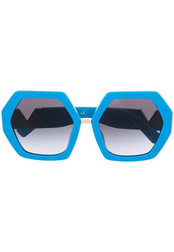 VLOGO hexagonal oversized-frame sunglasses