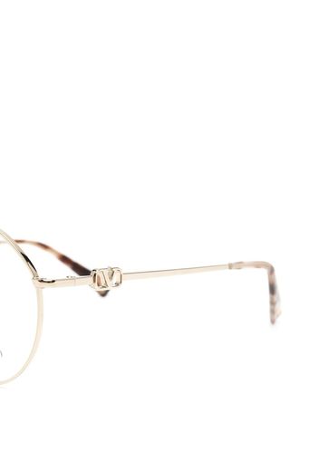 Valentino Eyewear Occhiali tondi VA-1021 - Oro