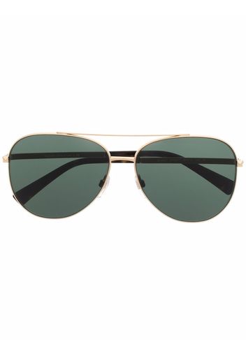 Valentino Eyewear Occhiali da sole modello aviator - Oro