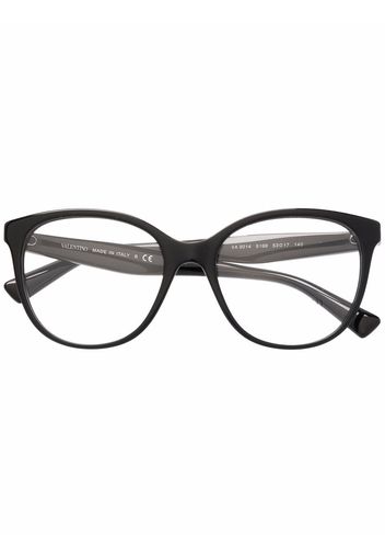 Valentino Eyewear Occhiali squadrati VA3014 - Nero